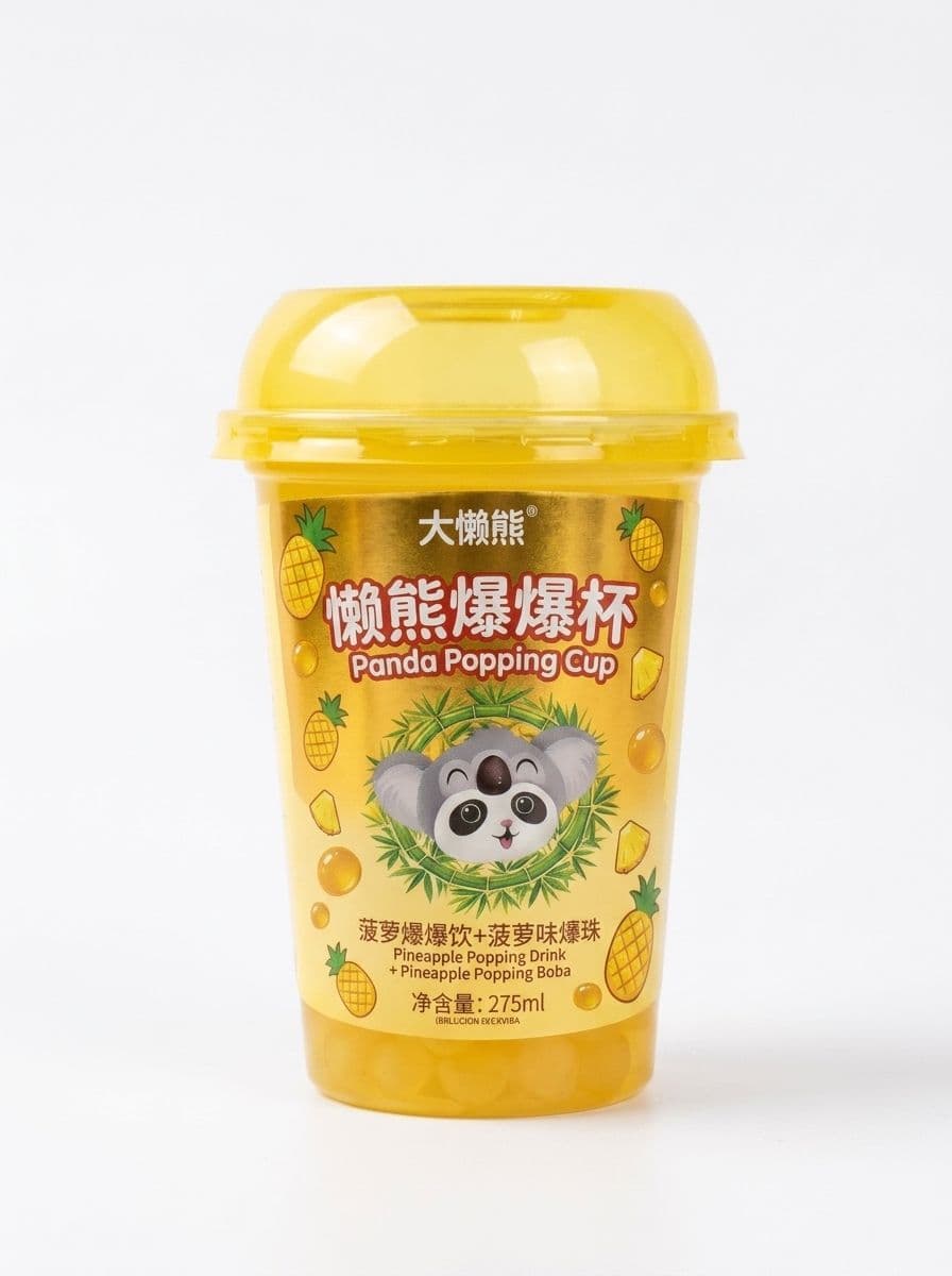 Panda Popping Boba Drink 5