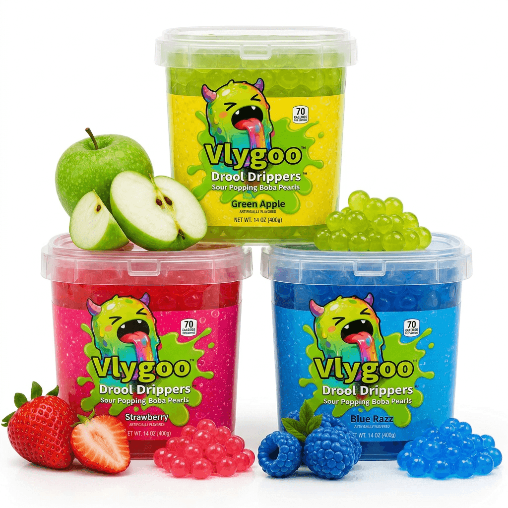 Vlygoo Drool Drippers – Sour Popping Boba Pearls 3