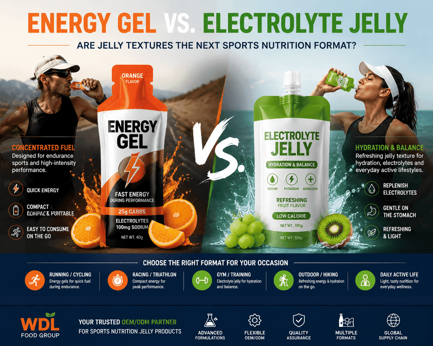 Energy Gel vs. Electrolyte Jelly: Are Jelly Textures the Next Sports Nutrition Format?