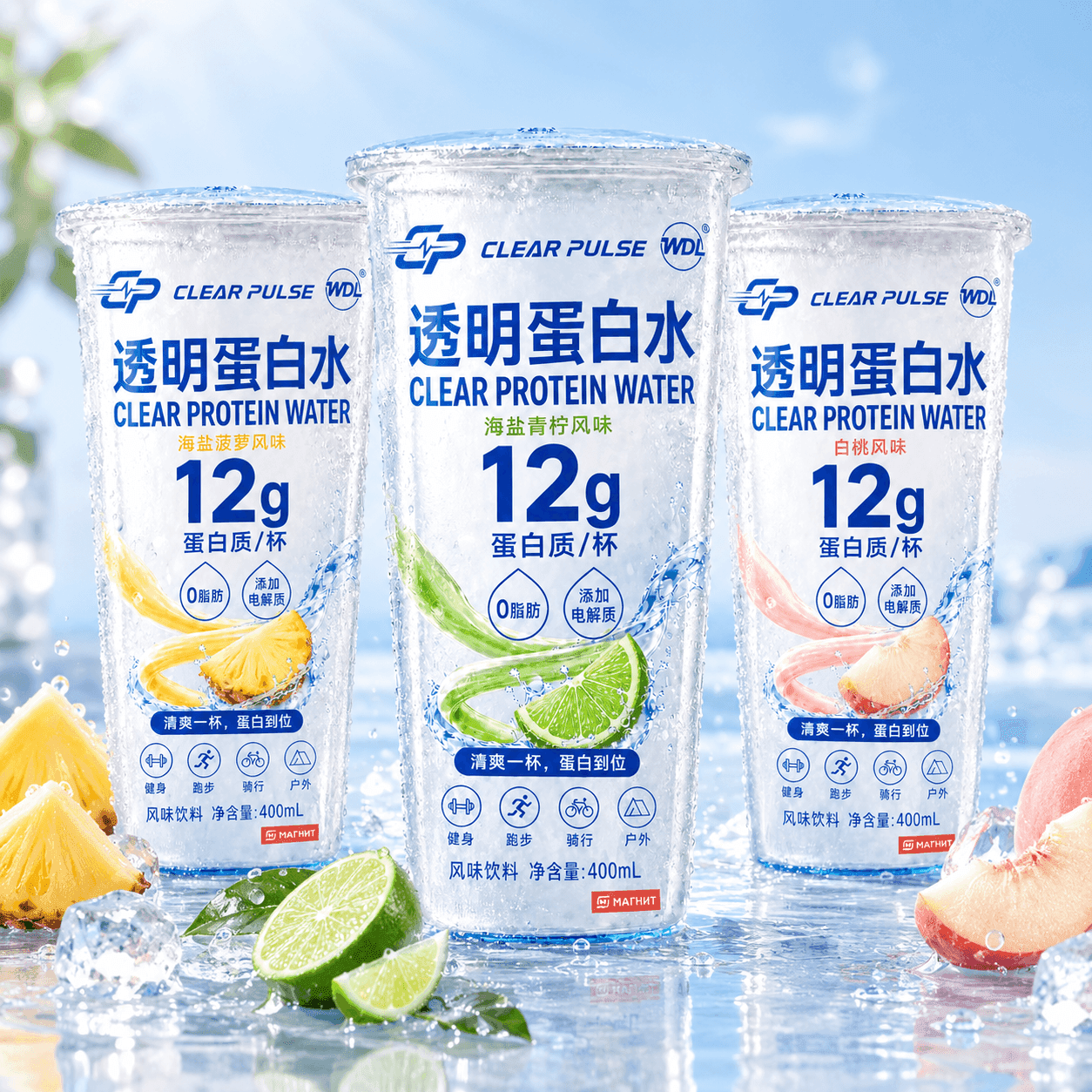 Clear Protein Water