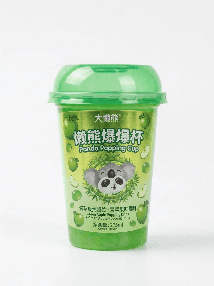 Panda Popping Boba Drink 4