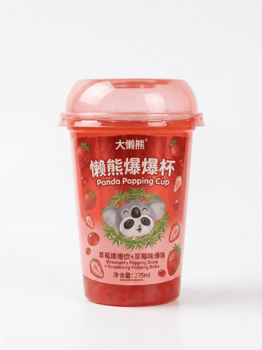 Panda Popping Boba Drink 3