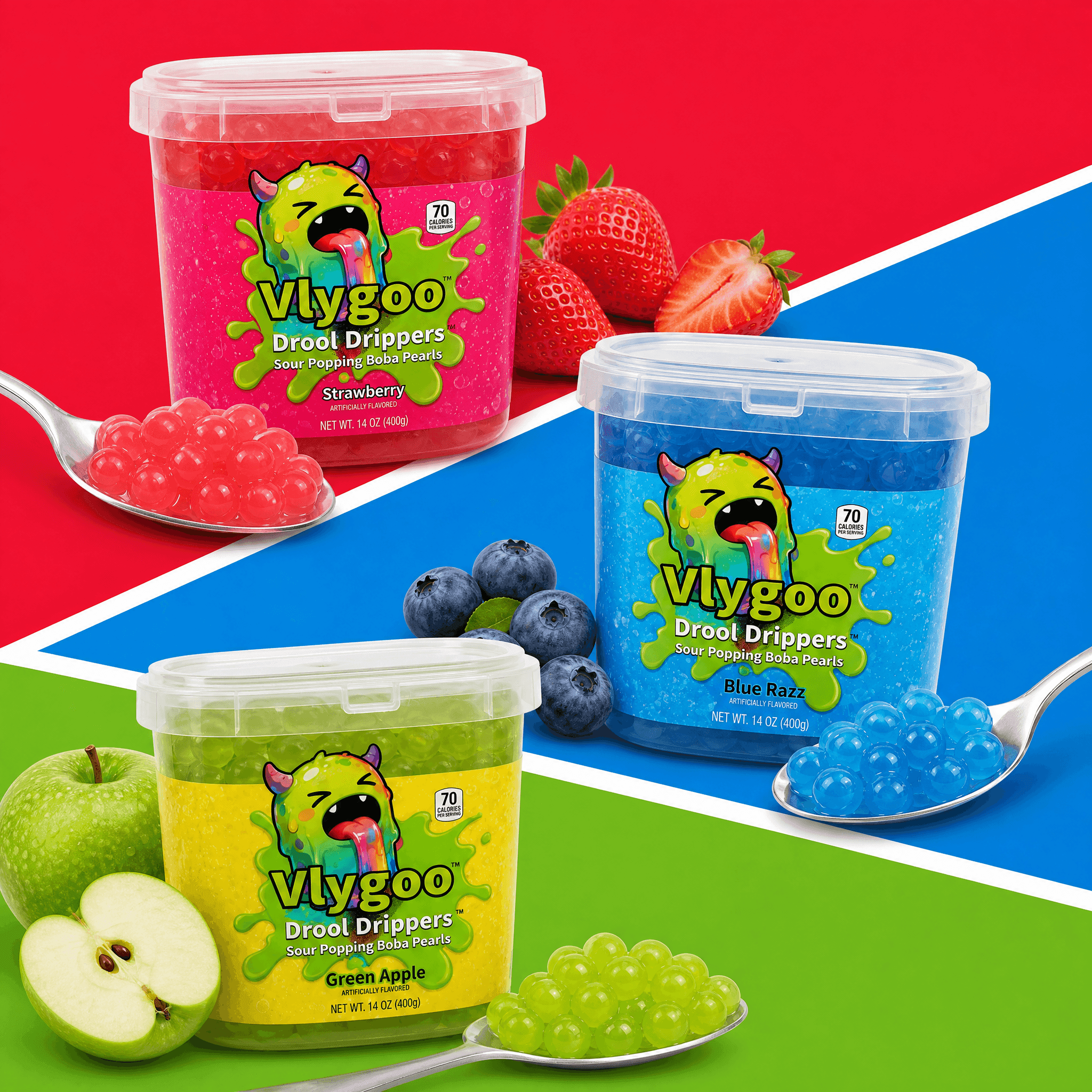 Vlygoo Drool Drippers – Sour Popping Boba Pearls 2
