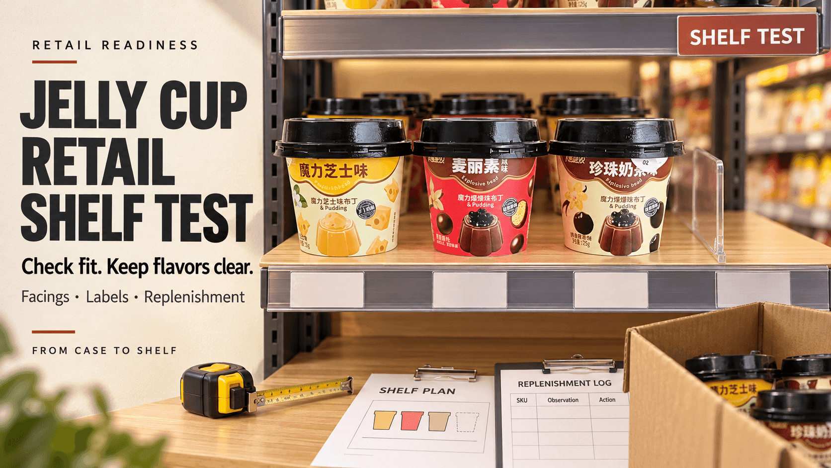 How to Run a Retail Shelf Test for Jelly Cup Products