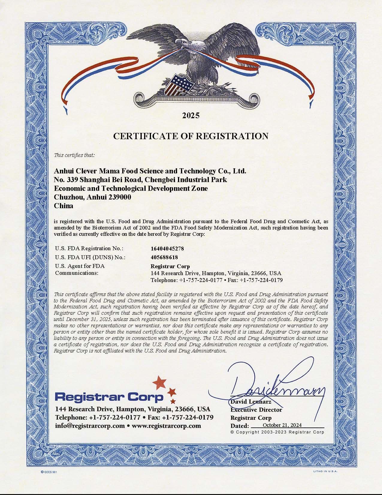 Food and Drug Administration