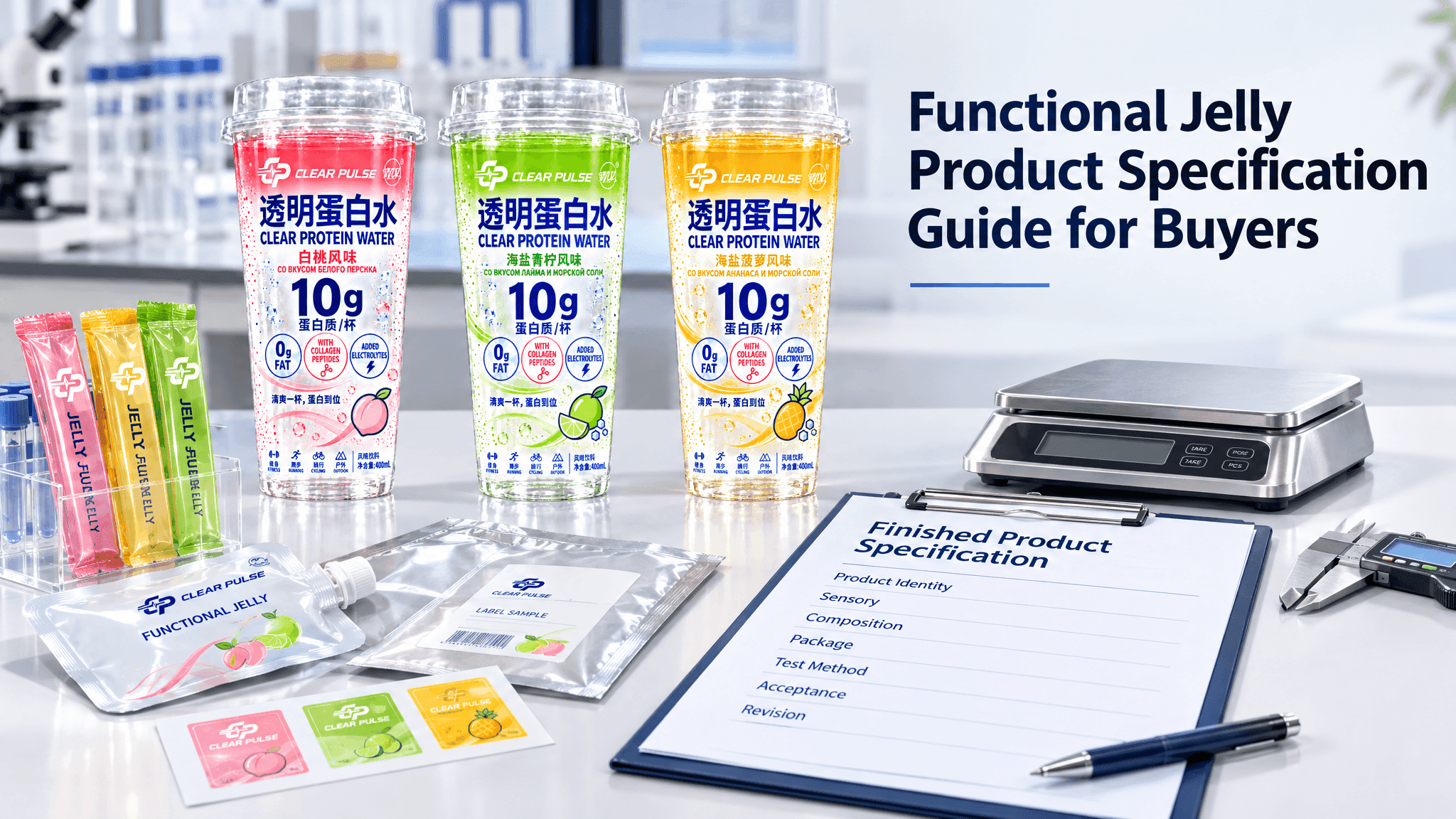 How to Build a Finished Product Specification for Functional Jelly