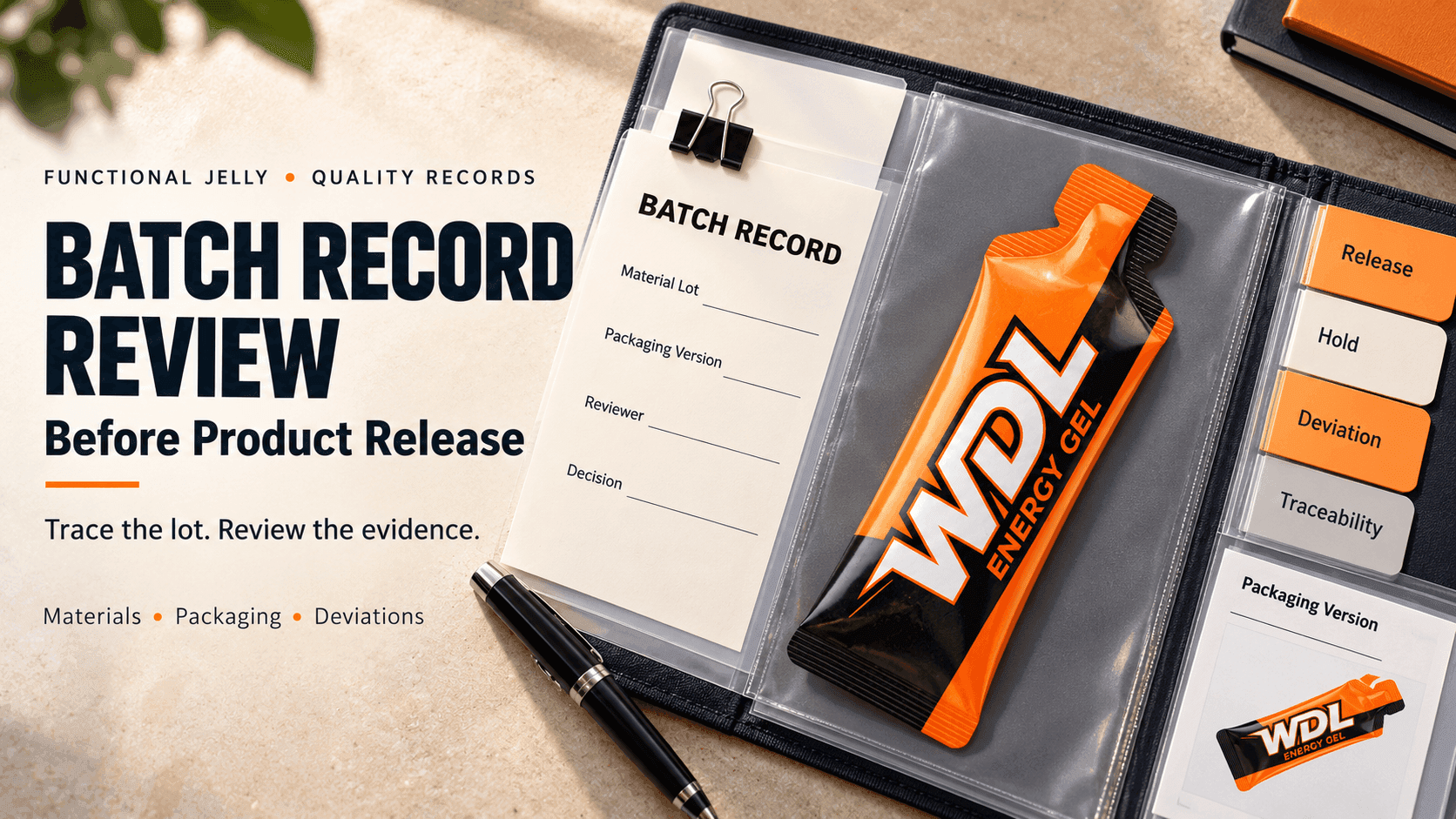 How to Review a Functional Jelly Batch Record Before Product Release