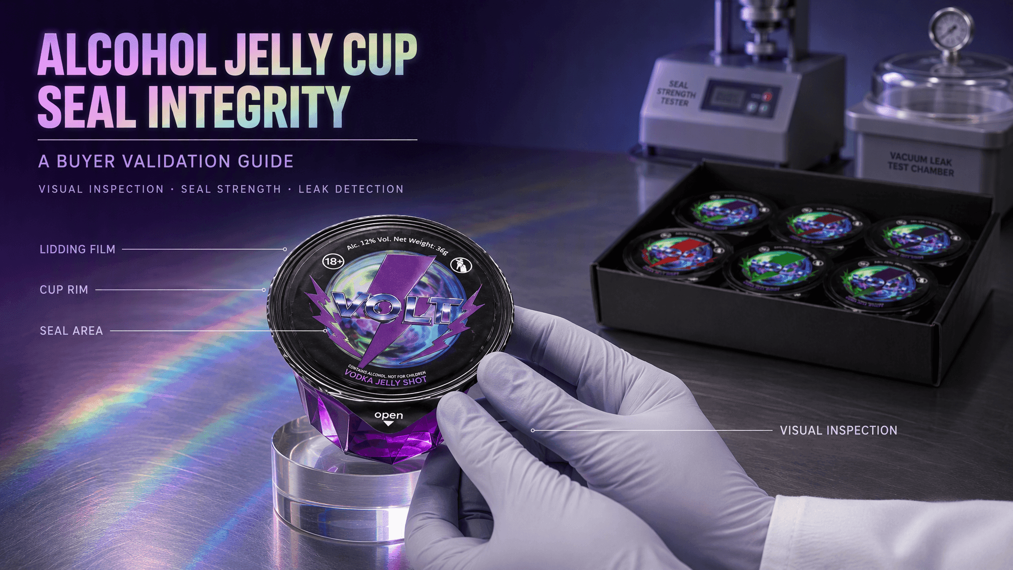 Alcohol Jelly Cup Seal Integrity What Buyers Should Validate Before Launch